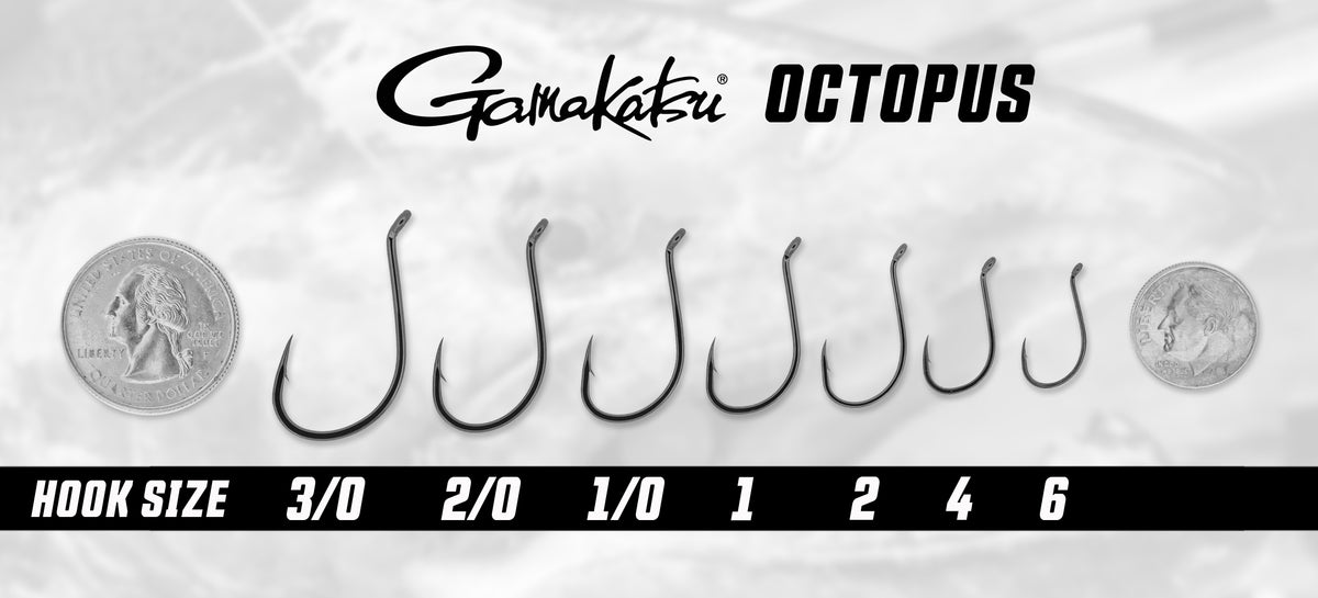 Gamakatsu Octopus Circle Hook Black 2/0