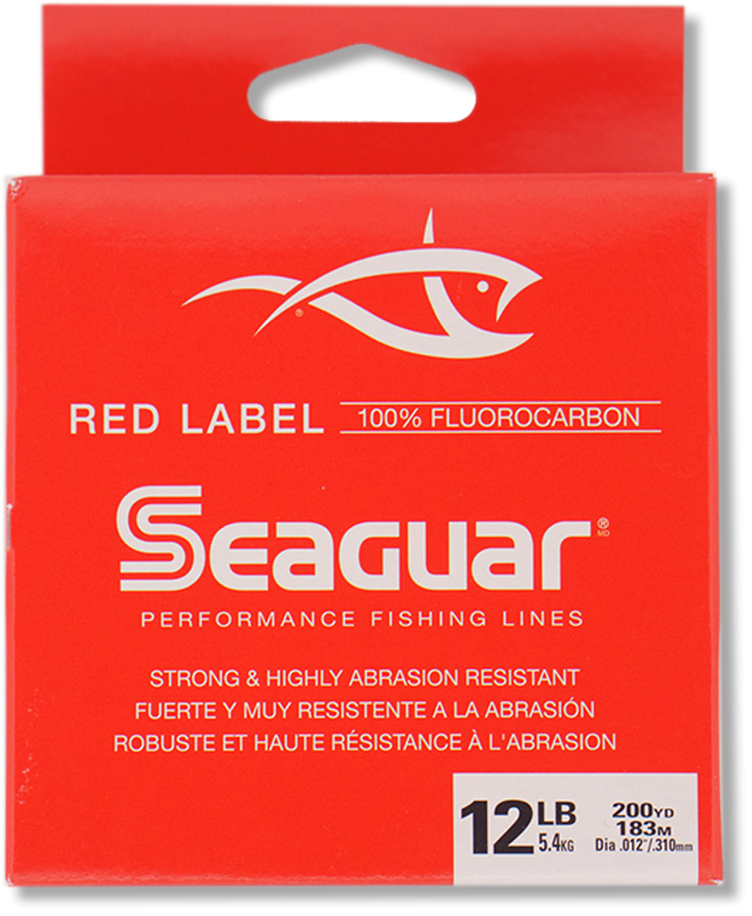 Seaguar Red Label Fluorocarbon 6LB 20LB 160-180M Test Carbon