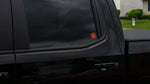 SMALL ORANGE BADGE DECAL