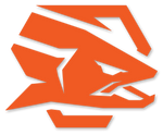 SMALL ORANGE BADGE DECAL