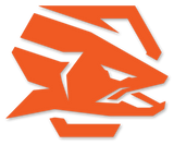 SMALL ORANGE BADGE DECAL